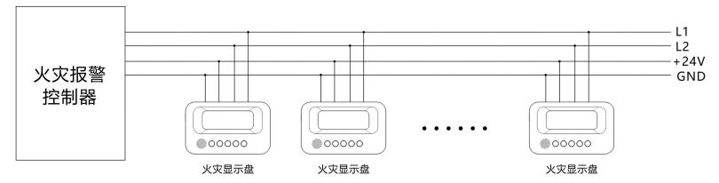 JB-FSD-C89火災(zāi)顯示盤接線圖