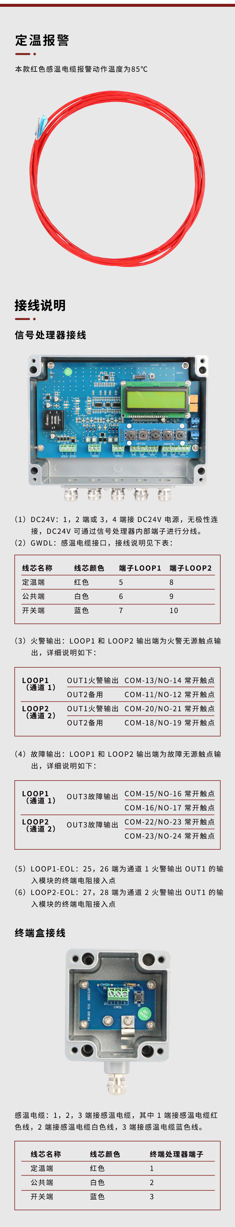 JTW-LD-PTA200S/85感溫電纜3