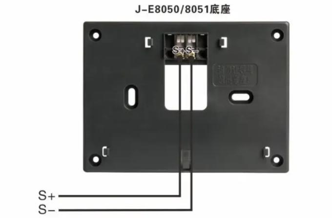 J-EI8050型火災顯示盤接線圖
