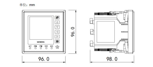 ECM521-G1組合式電氣火災(zāi)監(jiān)控探測(cè)器尺寸