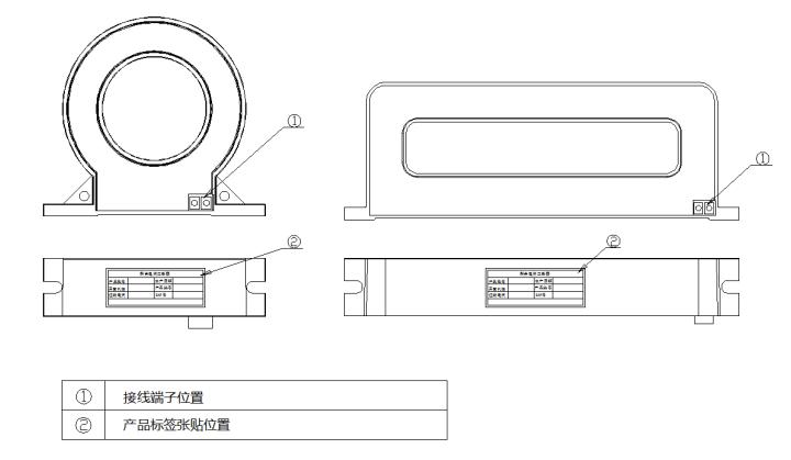 EDR521/522 剩余電流互感器接線(xiàn)圖