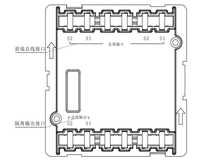 西門子防火門監(jiān)控系統(tǒng)隔離模塊端口介紹