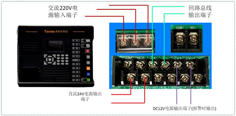 TR3001D可燃?xì)怏w報(bào)警控制器接線圖