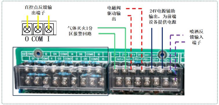 TX3045氣體滅火控制器接線圖