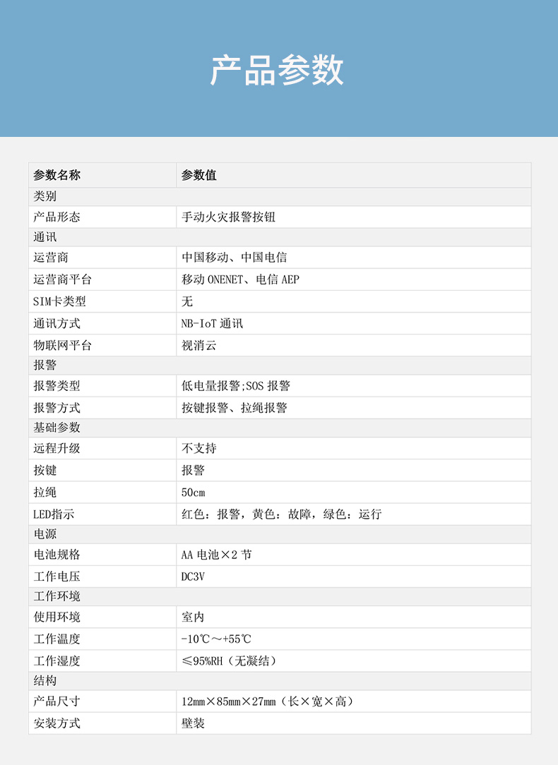 DH-HY-MA2NA手動報警按鈕技術(shù)參數(shù)