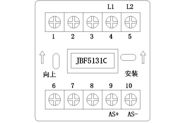 JBF5131C輸入模塊接線端子圖