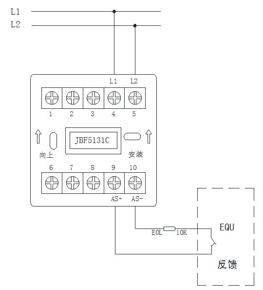 JBF5131C輸入模塊接線圖