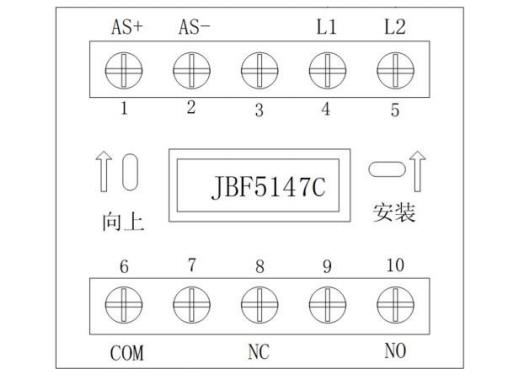 JBF5147C輸入輸出模塊接線端子說明