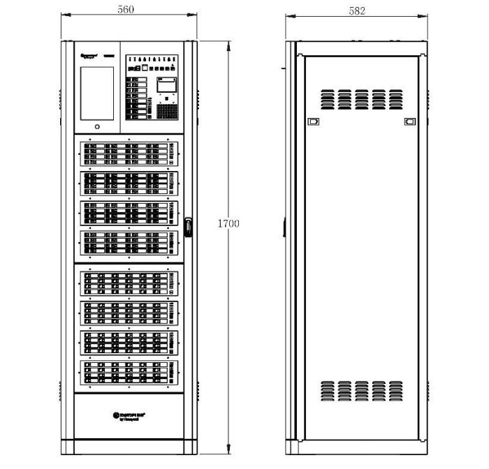 JB-TG-NFS3-3030火災報警控制器（聯(lián)動型）外形尺寸