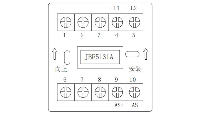 JBF5131A輸入模塊接線端子圖