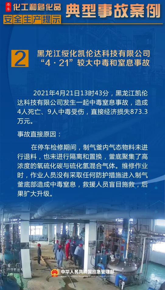 化工和?；钒踩a(chǎn)提示