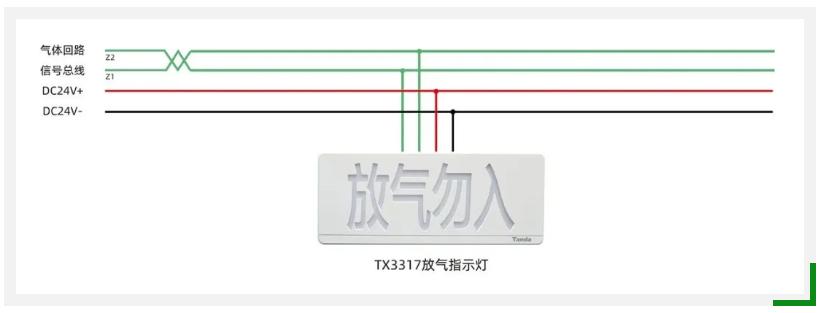 氣體釋放警報器接線圖