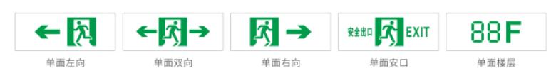 DJ-BLJC-Ⅱ1LROE1W-01D-S集中電源集中控制型消防應(yīng)急標(biāo)志燈具面板類型