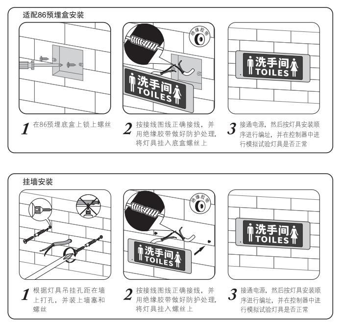 M-BLJC-1LROEⅡ1WQB4集中電源集中控制型消防應(yīng)急標(biāo)志燈具安裝說明