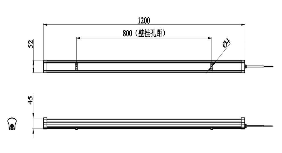 J-ZFJC-E12W-17Z5A集中電源集中控制型消防應(yīng)急照明燈具
