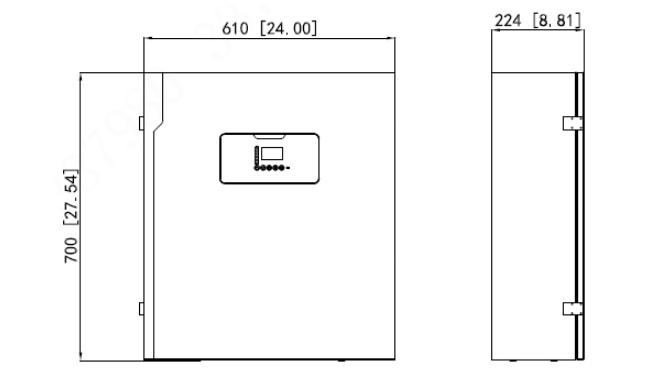 DH-D-0.6KVA-CP02應急照明集中電源外形尺寸