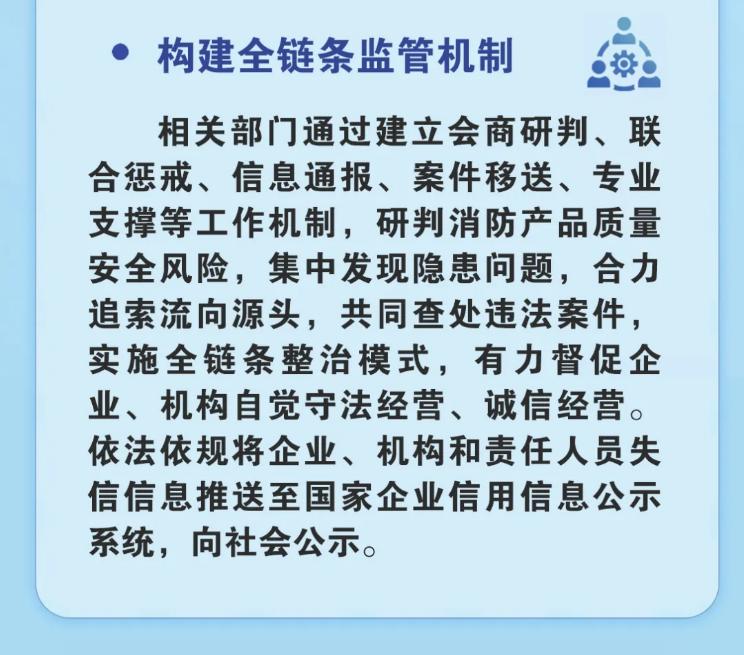 消防產(chǎn)品質(zhì)量安全專項(xiàng)整治行動(dòng)主要任務(wù)