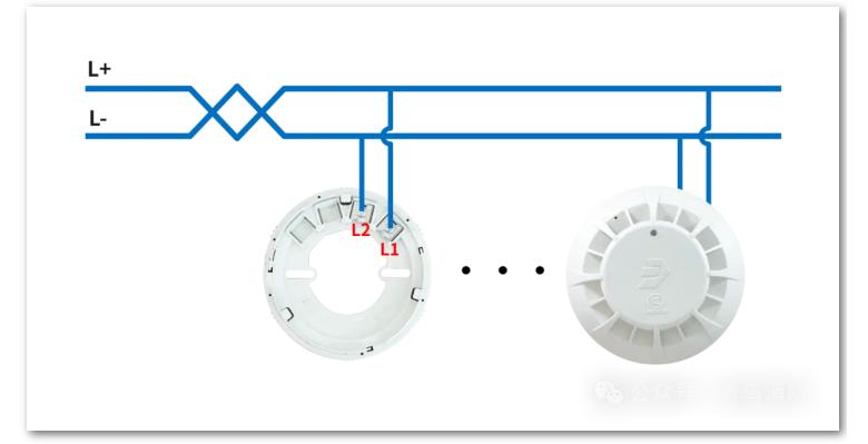 JBF5112點(diǎn)型家用感溫火災(zāi)探測(cè)器接線圖
