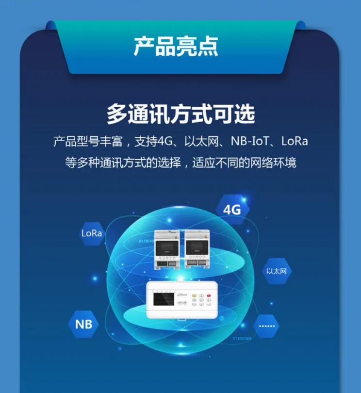 大華消防智慧用電監(jiān)測主機斷路器多通訊方式可選