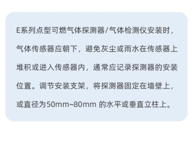 賦安工業(yè)及商業(yè)用途點(diǎn)型可燃?xì)怏w探測(cè)器安裝說(shuō)明