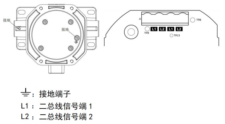 JB-FSD-A82G-Ex隔爆型火災(zāi)顯示盤接線圖