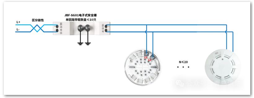 JTY-GD-JBF5100C-Ex點型光電感煙火災探測器接線圖