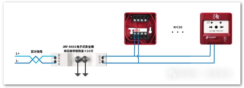 J-SAP-JBF4121A-Ex手動火災報警按鈕接線圖