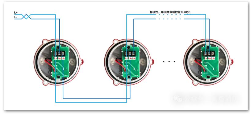 JTY-GD-JBF5100CG-Ex點型光電感煙火災探測器接線圖