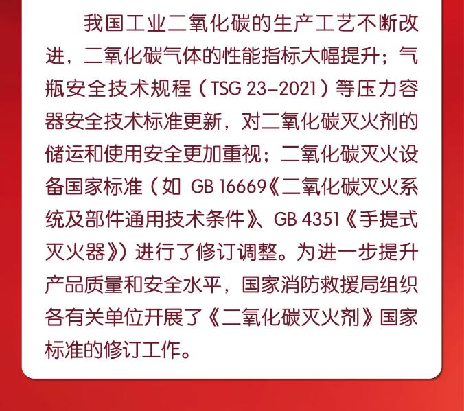 《二氧化碳滅火劑》GB4396-2024修訂背景