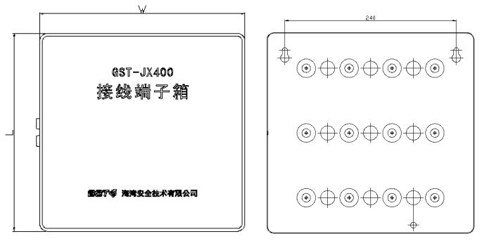 接線端子箱外形示意圖