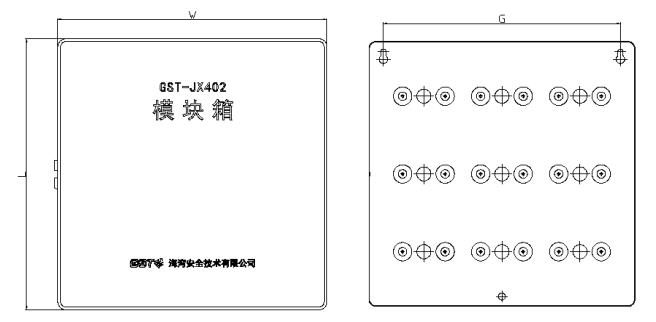 GST-JX402模塊箱結(jié)構(gòu)圖