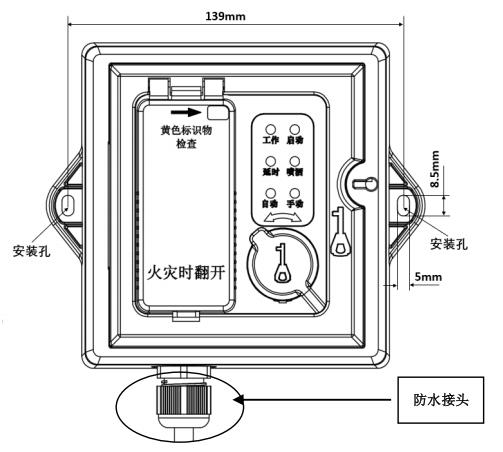 GST-LD-8316/W手自動轉(zhuǎn)換裝置安裝示意圖