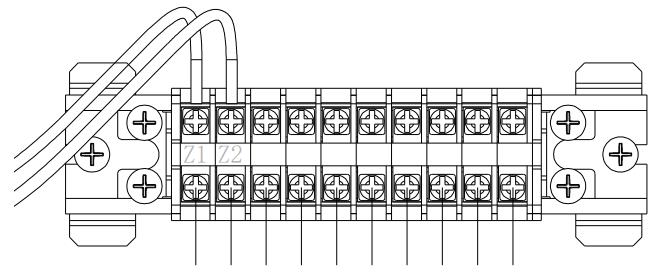 CAC-02報警綜合盤端子標(biāo)簽示意圖