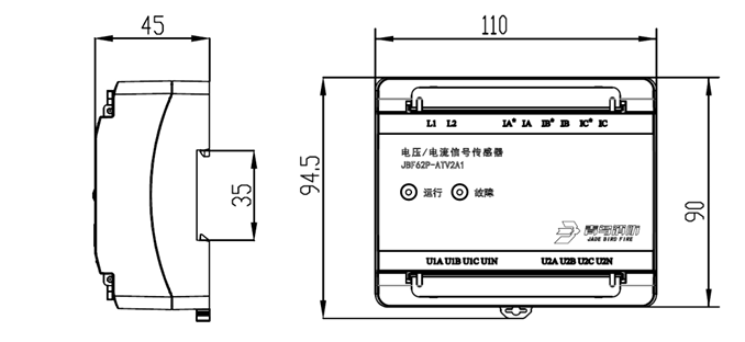 JBF62P-ATV2A1電壓/電流信號(hào)傳感器