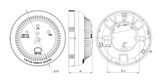 JY-JBF5101B家用可燃?xì)怏w探測(cè)器