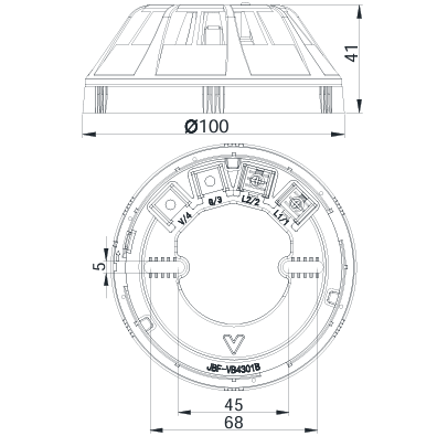 JBF5112點(diǎn)型家用感溫火災(zāi)探測(cè)器