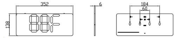 J-BLJC-1OEⅡ0.5W-12BLA集中電源集中控制型消防應(yīng)急標(biāo)志燈具外形尺寸