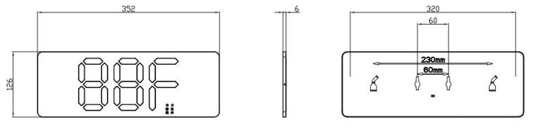 J-BLJC-1OEⅡ0.5W-12BDA可調(diào)樓層標(biāo)志燈外形尺寸