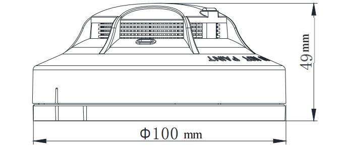 JTY-GF-TX3101A點(diǎn)型光電感煙火災(zāi)探測(cè)器外形尺寸