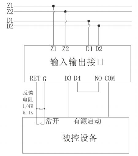 TX6220輸入/輸出接口接線圖