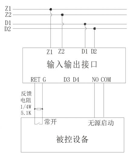 TX6220輸入/輸出接口接線圖