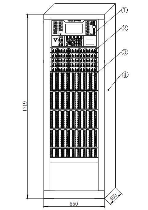 JB-TGL-TX3006C火災(zāi)報(bào)警控制器(聯(lián)動(dòng)型)外形尺寸圖