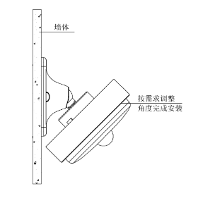 SJ-DZ-BG01集電集控型消防應急照明燈具底座 壁掛底座