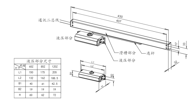 FJ-BM-17型防火門電動閉門器
