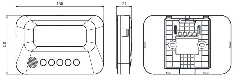 JB-FSD-A89型火災顯示盤外形尺寸