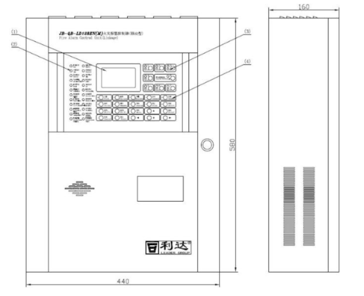 JB-QB-LD128EN(M)火災(zāi)報(bào)警控制器(聯(lián)動(dòng)型)