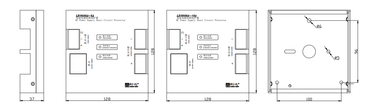 LD3600A-5A直流電源短路保護(hù)器