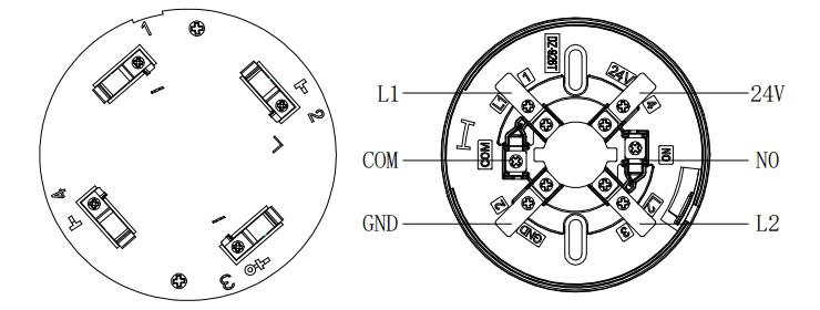 JT-BM-926T型家用可燃?xì)怏w探測(cè)器接線圖