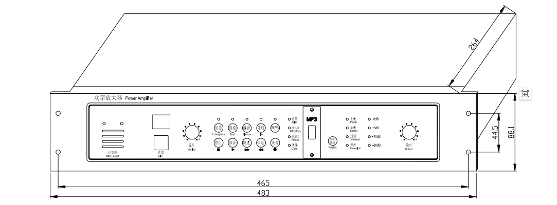 YJG4610/YJG4630/YJG4650廣播功率放大器