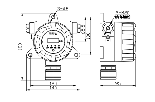 GT-LD3101ED點型可燃氣體探測器